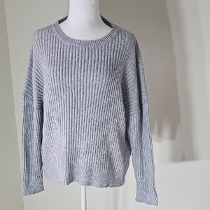 Fashion‎ Nova Light Gray Ribbed Sweater